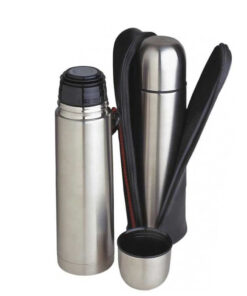 Unique Home Çantalı 1Lt Çelik Paslanmaz Termos