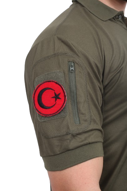 Outdoor Taktik T-Shirt Haki - Görsel 6