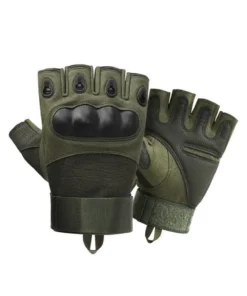 Yarım Parmak Taktik-Eldiven Haki